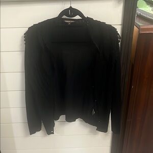 Adrienne Vittadini Black Knit Sweater